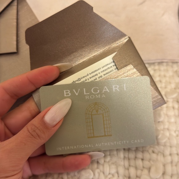 Bulgari Metallic Calfskin Serpenti Forever Top Handle Silver - Picture 3 of 10